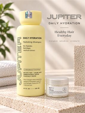 Jupiter Daily Hydration Hydrating Shampoo + Free NatureLab Scalp Scrub